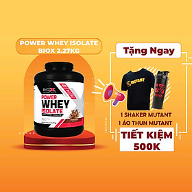 Sữa Tăng Cơ Power Whey Isolate BioX Hộp 2.27Kg