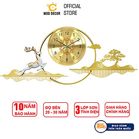 Mua Đồng hồ treo tường trang trí công phượng  tráng gương MOD Decor  Lianzhang JJT mã 294