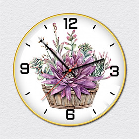 Mua Tranh Đồng Hồ Treo Tường Vintage -Tranh Đồng Hồ Tráng Gương -Tranh Đồng Hồ Bo Viền-Tặng Pin Và Đinh 3 Chân