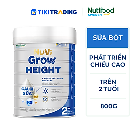Sữa Bột Nuvi Grow Height phát triển chiều cao Trên 2 tuổi Lon 800g