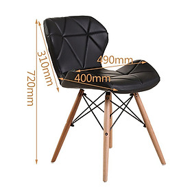 Mua Ghế Bàn Ăn Hiện Đại Radar Chair WC049 - Mặt Nệm Bọc Da Simili - Khung Chân Gỗ Sồi Tự Nhiên
