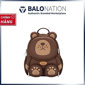 Hình ảnh Balo đi học cho bé Zoy Zoii Forest animal backpack cho bé trai , bé gái mầm non Mã B38 - Hàng Chính Hãng