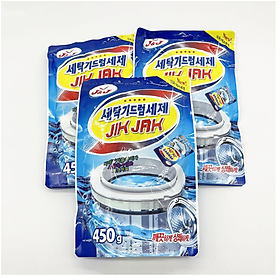 Bột tẩy làm sạch lồng giặt. bột vệ sinh máy giặt Hàn Quốc cao cấp gói 450gr GD714-BotLG450