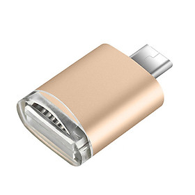 Mua Đầu đọc thẻ nhớ micro SD dành cho điện thoại  thiết bị sử dụng cổng micro USB  đầu đọc thẻ nhớ điện thoại Android  chất liệu kim loại sang trọng