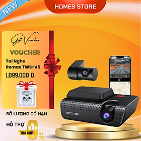 Mua Camera Hành Trình Ô Tô DDPAI X5 PRO - Có Camera Sau Có Định Vị GPS Kết Nối WIFI Camera AI Thông Minh Độ Phân Giải 4K  Cảnh Báo Làn Đường  Giám Sát 24 Giờ  Hiển Thị Tốc Độ - Hàng Chính Hãng