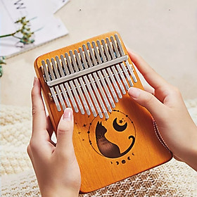 Đàn Kalimba Cega 17 phím gỗ nguyên tấm Mahogany