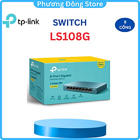 Bộ Chia Tín Hiệu TP-Link LS108G Switch Để Bàn 8 Cổng 10/100/1000Mbps - Hàng Chính Hãng
