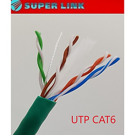 Cáp Superlink Cat 6e UTP CCA cuộn 305m - Hàng chính hãng