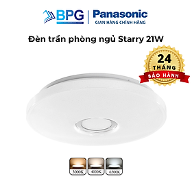 Đèn trần Starry PANASONIC HHXZ201688 21W cho phòng ngủ hiệu ứng ánh sáng lấp lánh, chế độ ngủ, thư giãn, hẹn giờ