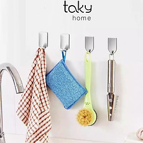 Mua 1 Móc Dán Tường Chịu Lực  Móc Inox Siêu Dính  Móc Treo Đồ Dùng Gia Đình Khu Bếp  Nhà Tắm  Không Khoan Đục - TakyHome 2001