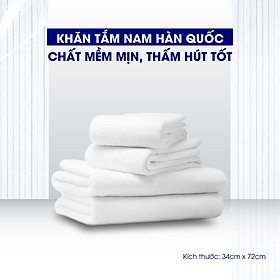 Khăn Tắm Nam Hàn Quốc Mềm Mịn, Thấm Hút Tốt