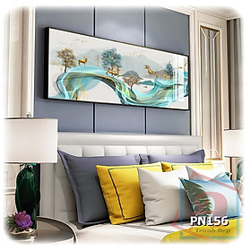 Tranh canvas khổ lớn trang trí phòng ngủ - PN156