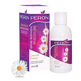 Dung dịch vệ sinh phụ nữ Peron Feminine intimate Wash vơi dịch chiết cúc la mã nhập khẩu trực tiếp từ Châu Âu