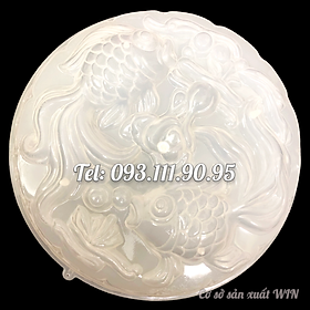 Mua Khuôn rau câu sinh nhật  cưới hỏi cá chép vượt vũ môn – Khuôn hình tròn loại 25 cm – Mã số 1467