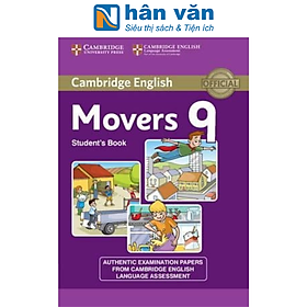 Hình ảnh Cambridge English Young Learners 9 Movers Student's Book : Authentic Examination Papers from Cambridge English Language Assessment