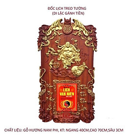 Mua Đốc lịch treo tường Phật Di Lặc gỗ hương