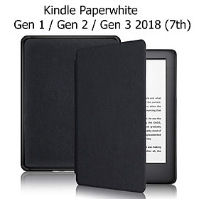 Bao Da Cover Cho Máy Đọc Sách Kindle Paperwhite Gen 1 / Gen 2 / Gen 3 2018 (7th) Nhựa Xước