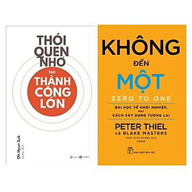 [Download Sách] Combo 2 cuốn kỹ năng thành công: Thói Quen Nhỏ Tạo Thành Công Lớn+ Không Đến Một