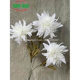 Mua Cành Hoa Cúc Pha Lê 3 Bông cao cấp loại 1- Hoa lụa cao cấp
