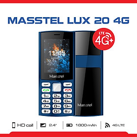 Hình ảnh Điện thoại Masstel Lux 20 4G dành cho người lớn tuổi - Hàng chính hãng, Nguyên Seal