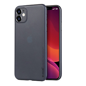 Xanh - Ốp lưng nhám siêu mỏng 0.3mm cho iPhone 11 (6.1 inch) hiệu Memumi có gờ bảo vệ camera - Hàng nhập khẩu