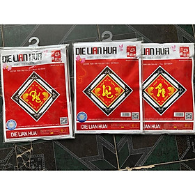 Tranh thêu chữ thập Phúc Lộc Thọ I 50x50x3cm