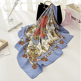 Khăn vuông lụa 01