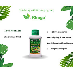 Phân bón vi lượng Aton Zn 100ml Ra hoa - Đậu trái - Dai cuống