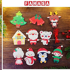 Dây Hình Gỗ Trang Trí Giáng Sinh - Bách Mộc - Set 3