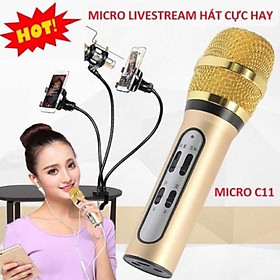 Hình ảnh Mic thu âm livetream  phiên bản nâng cấp  2020 c11