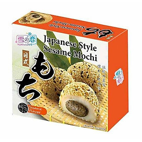 Bánh Mochi Yuki & Love vị Mè hộp 140gr (4 bánh)