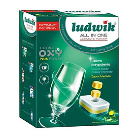 Viên rửa bát Ludwik All in one hộp 120 viên