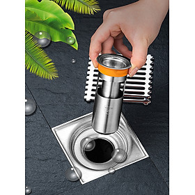 Mua Phụ kiện Ngăn mùi nhà tắm - INOX 304 lắp thoát sàn chống mùi hôi ngăn vi khuẩn trào ngược lên – DH2011