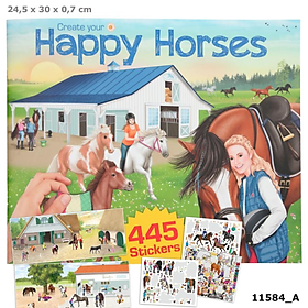 Đồ chơi BST sicker dán hình Happy Horses TOPMODEL TM0411584