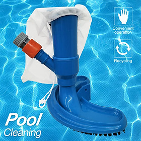 Swimming Pool Vacuum Cleaner with Brush Pool Vacuum Head Cleaning Vacuum Brush for Hot Tubs Spas Swimming Pools Ponds Cleaning