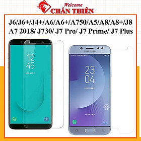 Mua Cường lực dành cho samsung J4+ J6+ A6+ A6 J6 A8 A8+ A9 2018 J8 A7 A750 J7 Pro J7 Prime J7 Plus trong suốt không full màn