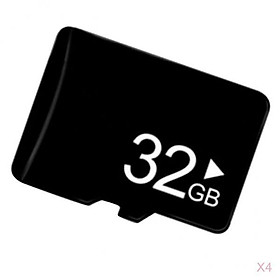4pcs Standard Neutral High Speed TF Memory Card 32GB