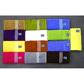 Khăn tắm cao cấp 100% cotton VTC-01 ( Giao màu ngẫu nhiên )