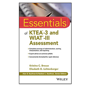 Hình ảnh Essentials Of Ktea -3 And Wiat-Iii Assessment