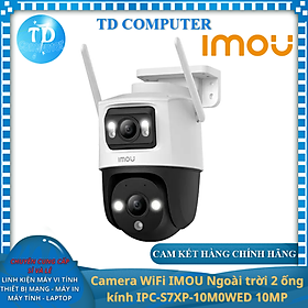 Mua Camera WiFi IMOU Ngoài trời 2 ống kính IPC - S7XP - 10M0WED 10MP  Chưa có thẻ nhớ  Đàm thoại 2 chiều Quay 360° Phát hiện chuyển động - Hàng chính hãng DSS phân phối