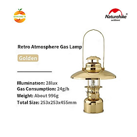 Đèn gas dã ngoại phong cách cổ điển Retro Naturehike NH22ZM006