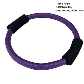 Yoga Circle Pilates Ring Lightweight Portable Non-slip Men Women Gym Fitness Workout Sports Keep Fit Equipment