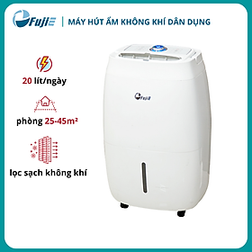 Mua Máy hút ẩm lọc không khí dân dụng FujiE HM-920EC công suất hút 20 lít/ngày cho phòng 25-45m2  bình chứa 5 5 lít - Hàng chính hãng