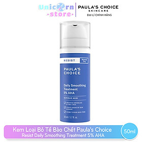 Kem tẩy da chết làm trắng sáng và đều màu da Paula’s Choice RESIST Daily Smoothing Treatment With 5% AHA 50 ml - 7660
