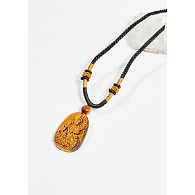 Mặt dây chuyền phật bản mệnh đá mắt hổ - Ngọc Quý Gemstones