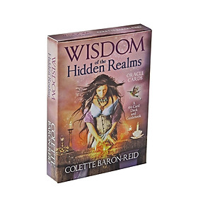 Bài Oracle Wisdom Of The Hidden Realms 44 Lá Bài Tặng Đá Thanh Tẩy