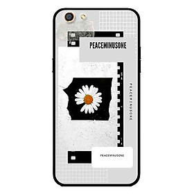 Ốp Lưng in cho Oppo F3 Mẫu Hoa Cúc Nền Giấy 5 - Hàng Chính Hãng