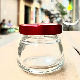 Mua Hũ Thủy Tinh Bé Sen Lùn 75ml   100ml Nắp Thiếc | Hũ Đựng Yến Cao Cấp - đựng yến   đựng thực phẩm  gia vị  mỹ phẩm