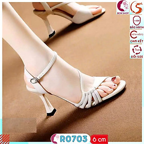 Giày Sandal Cao Gót Nữ 6p RO703 ROSATA tại BCASHOP Thiết Kế Đơn Giản, Tinh Tế Và Sang Thời Trang