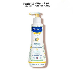 Gel Tắm Gội Cho Trẻ Sơ Sinh & Em Bé Da Khô Nourishing Cleansing Gel with Cold Cream Mustela 300ml